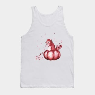 Raccoon on a pumpkin Tank Top